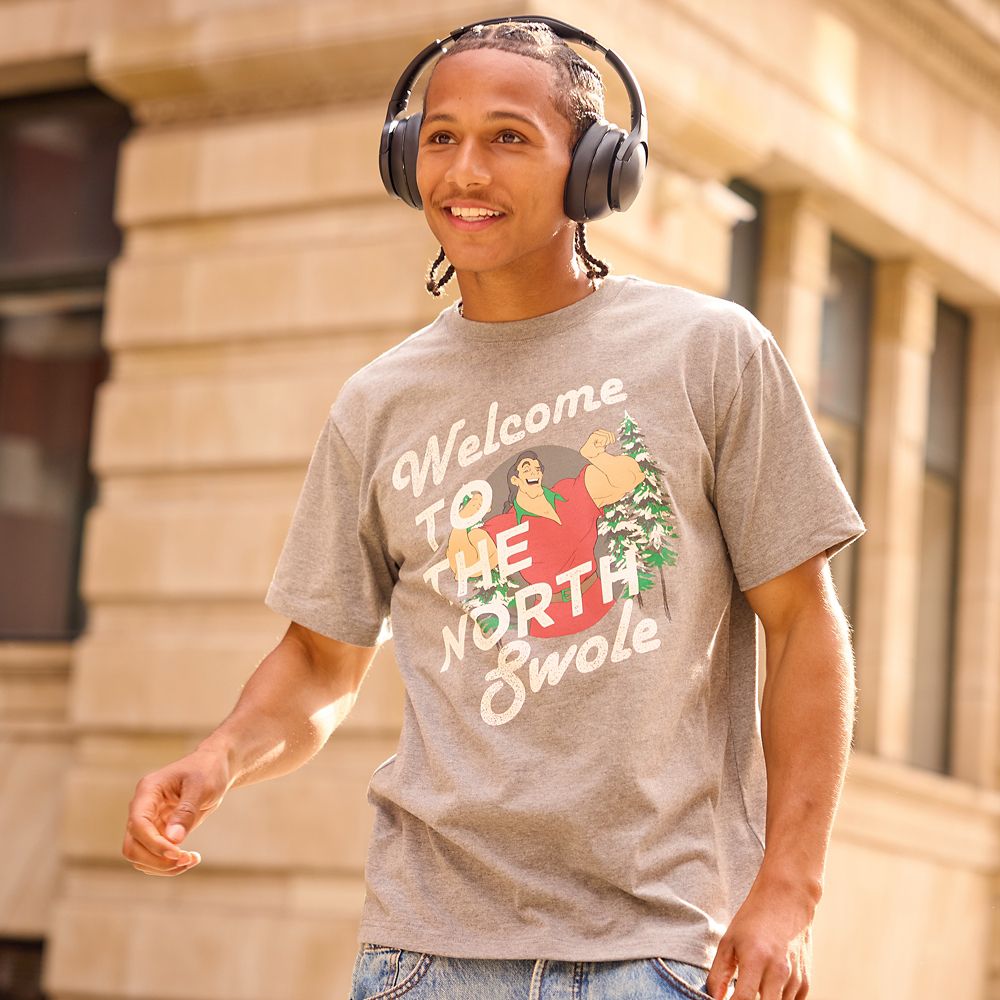 Gaston Holiday T-Shirt for Adults &ndash; Beauty and the Beast