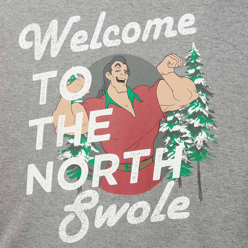 Gaston Holiday T-Shirt for Adults &ndash; Beauty and the Beast