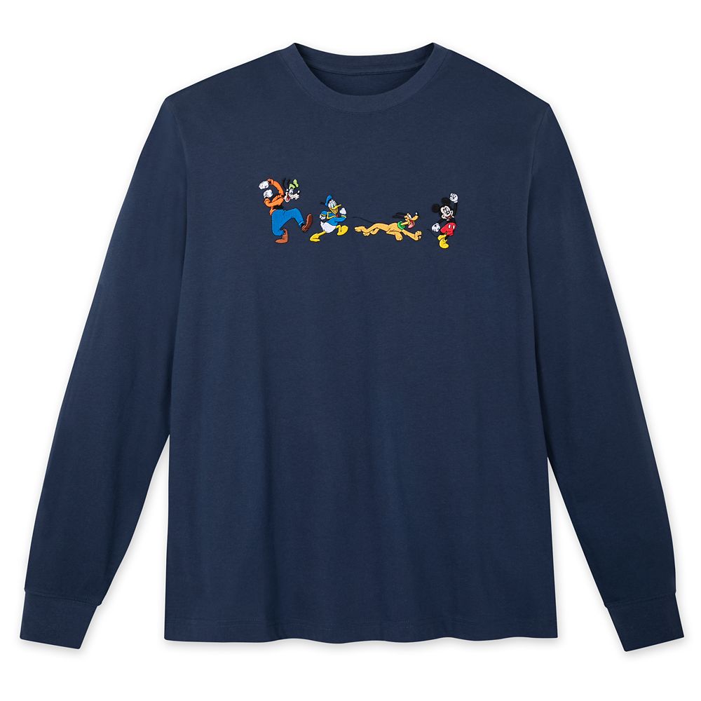 Mickey Mouse and Friends Long Sleeve T-Shirt for Adults Official shopDisney