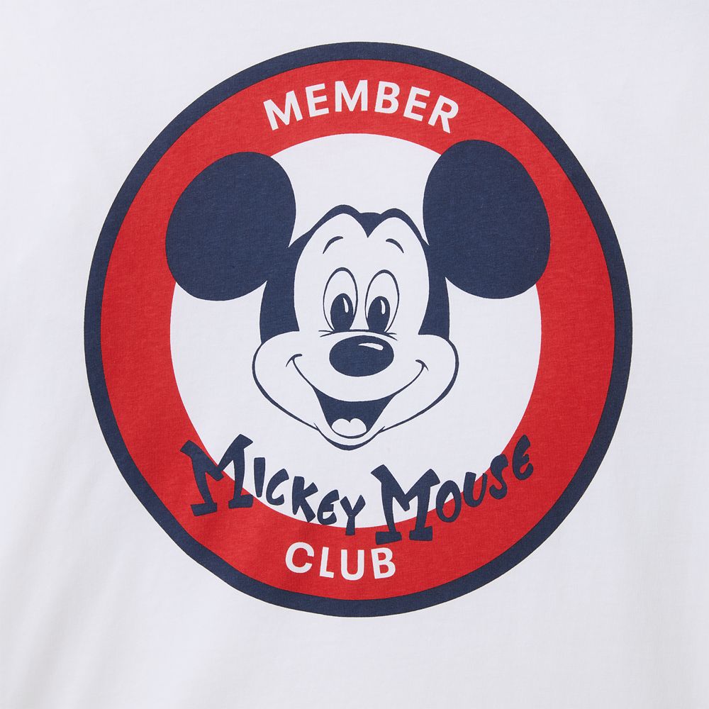 Mickey Mouse Club 70th Anniversary Ringer T-Shirt for Adults