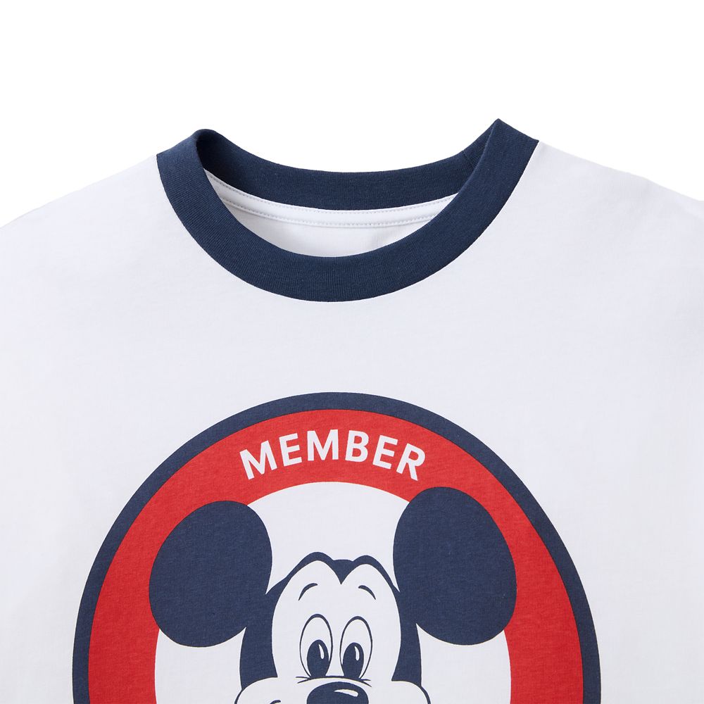 Mickey Mouse Club 70th Anniversary Ringer T-Shirt for Adults