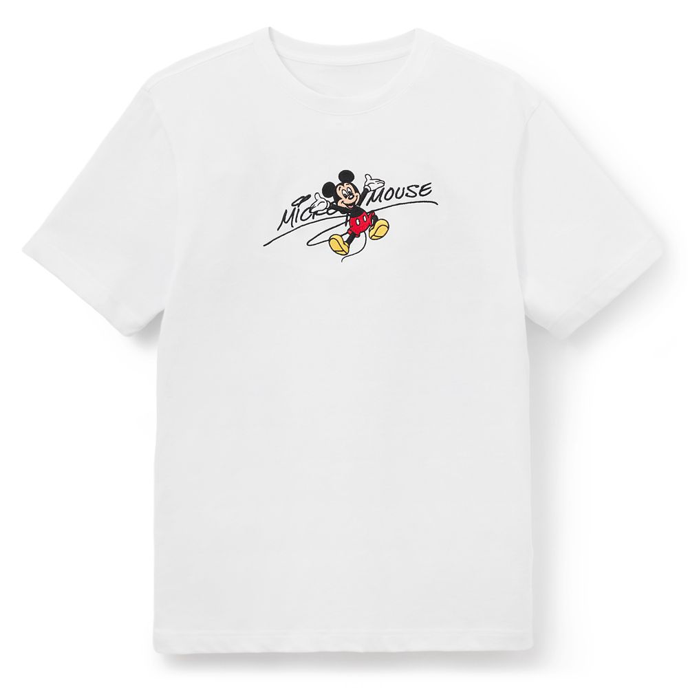Mickey Mouse Embroidered T-Shirt for Men