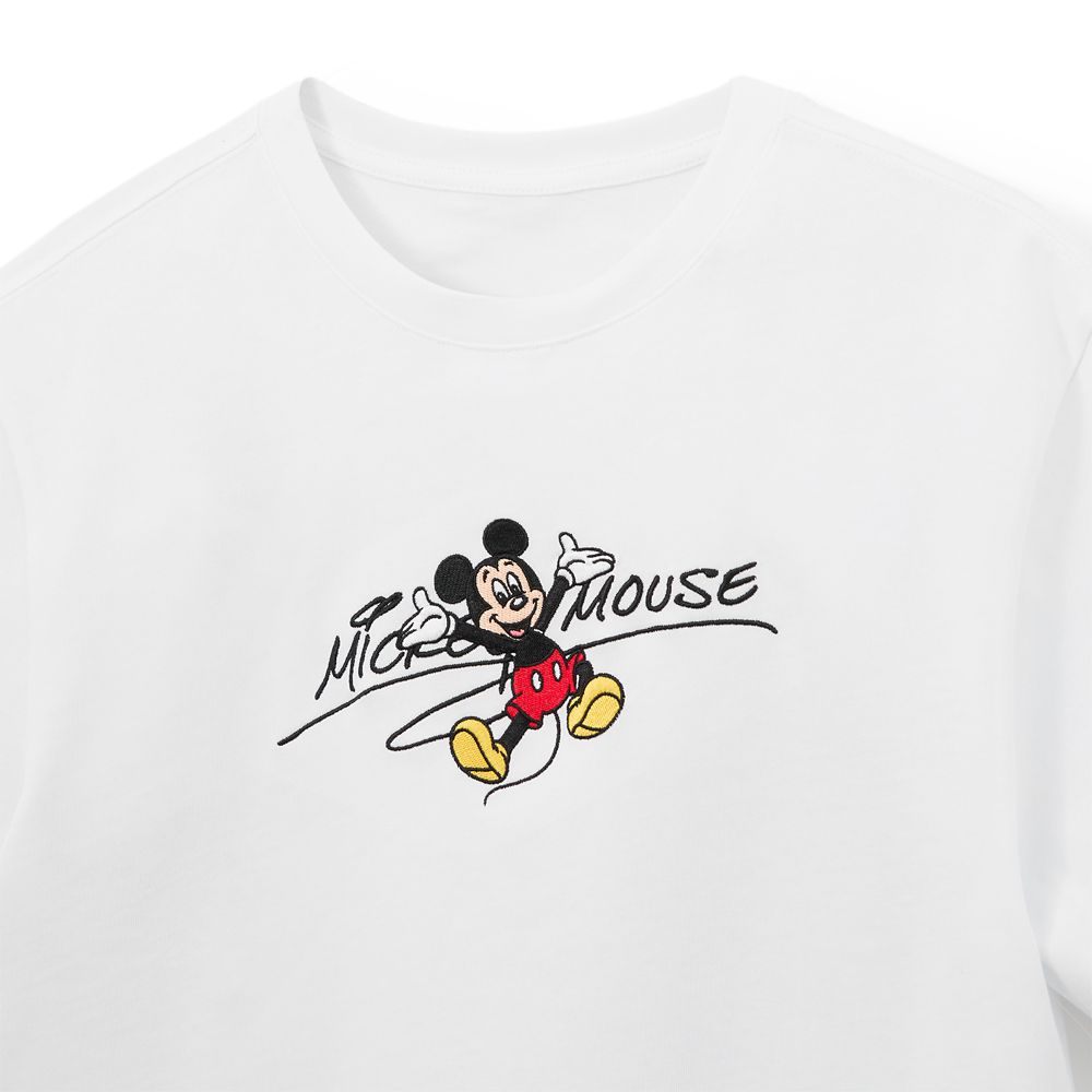 Mickey Mouse Embroidered T-Shirt for Men