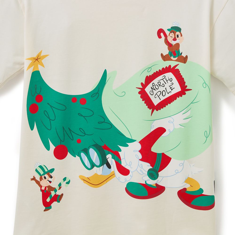 Mickey Mouse and Friends Holiday T-Shirt for Adults