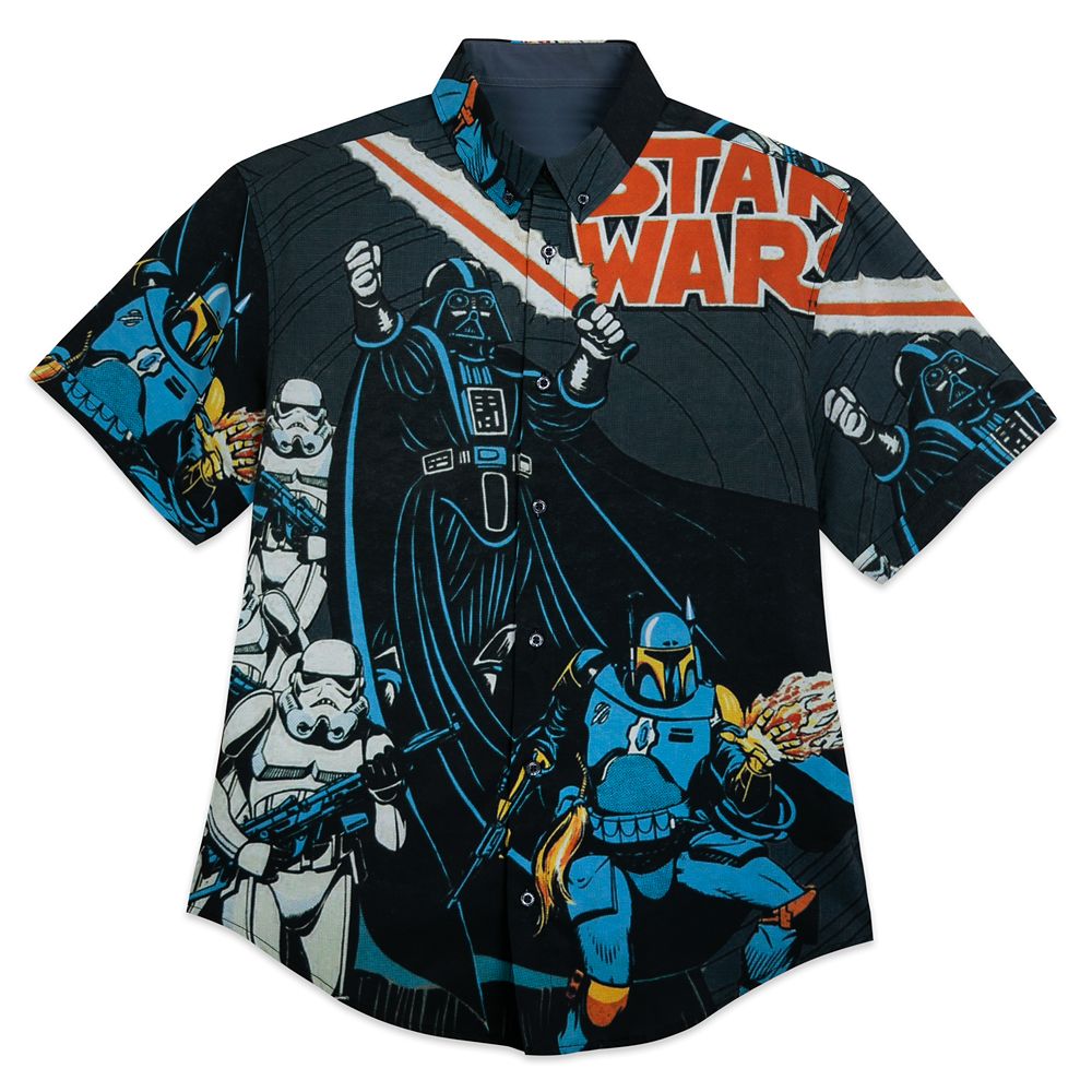 Star Wars ''Space In-Vaders'' Button Down Shirt for Adults by RSVLTS Official shopDisney