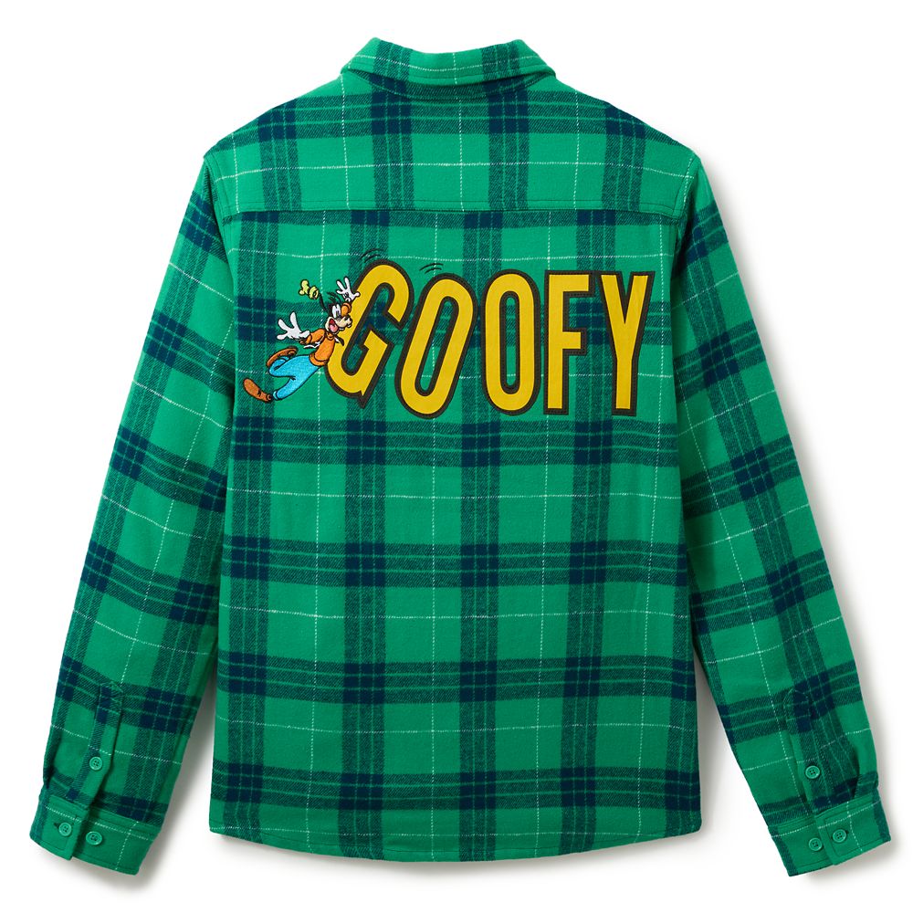Goofy Plaid Flannel Shirt for Men