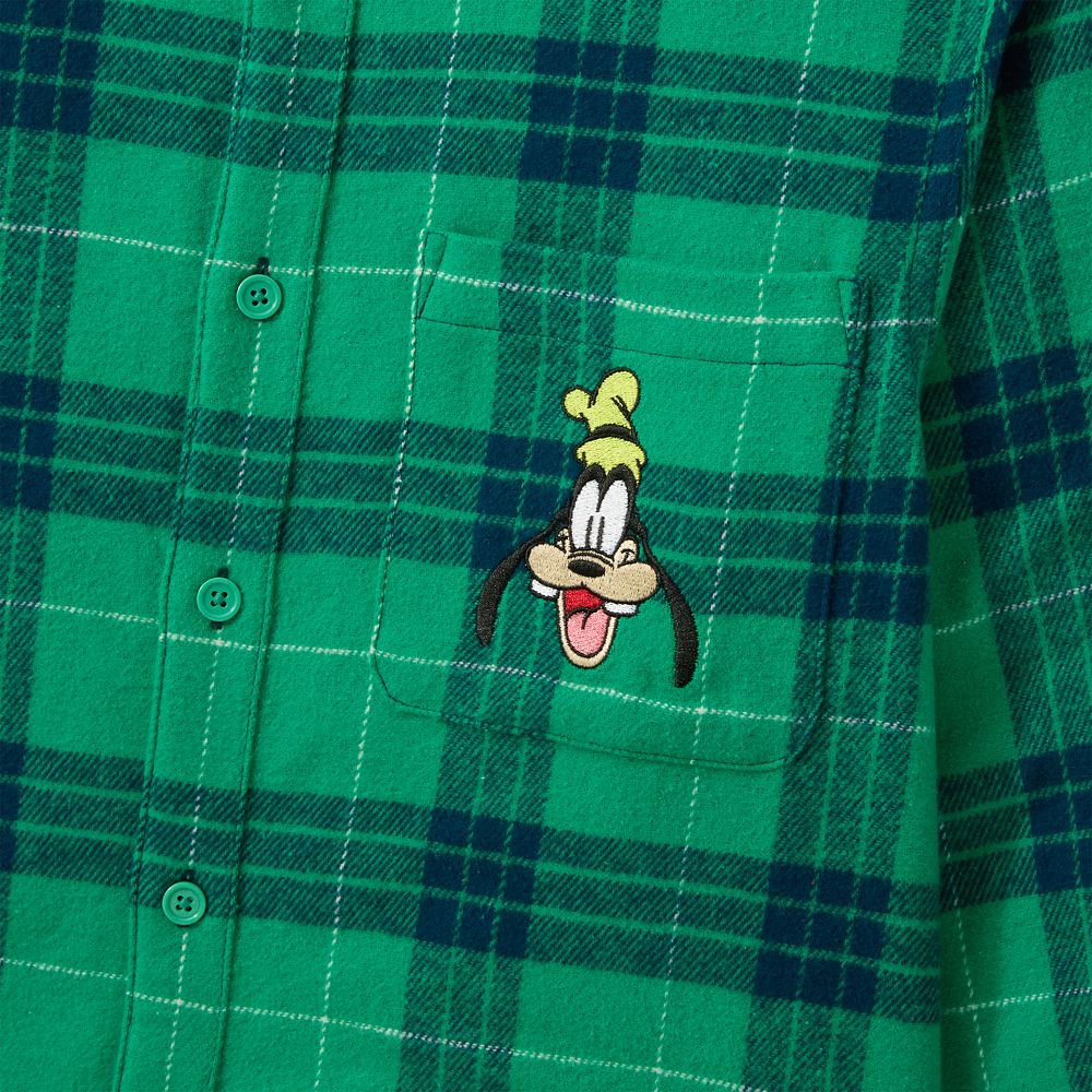 Goofy Plaid Flannel Shirt for Men