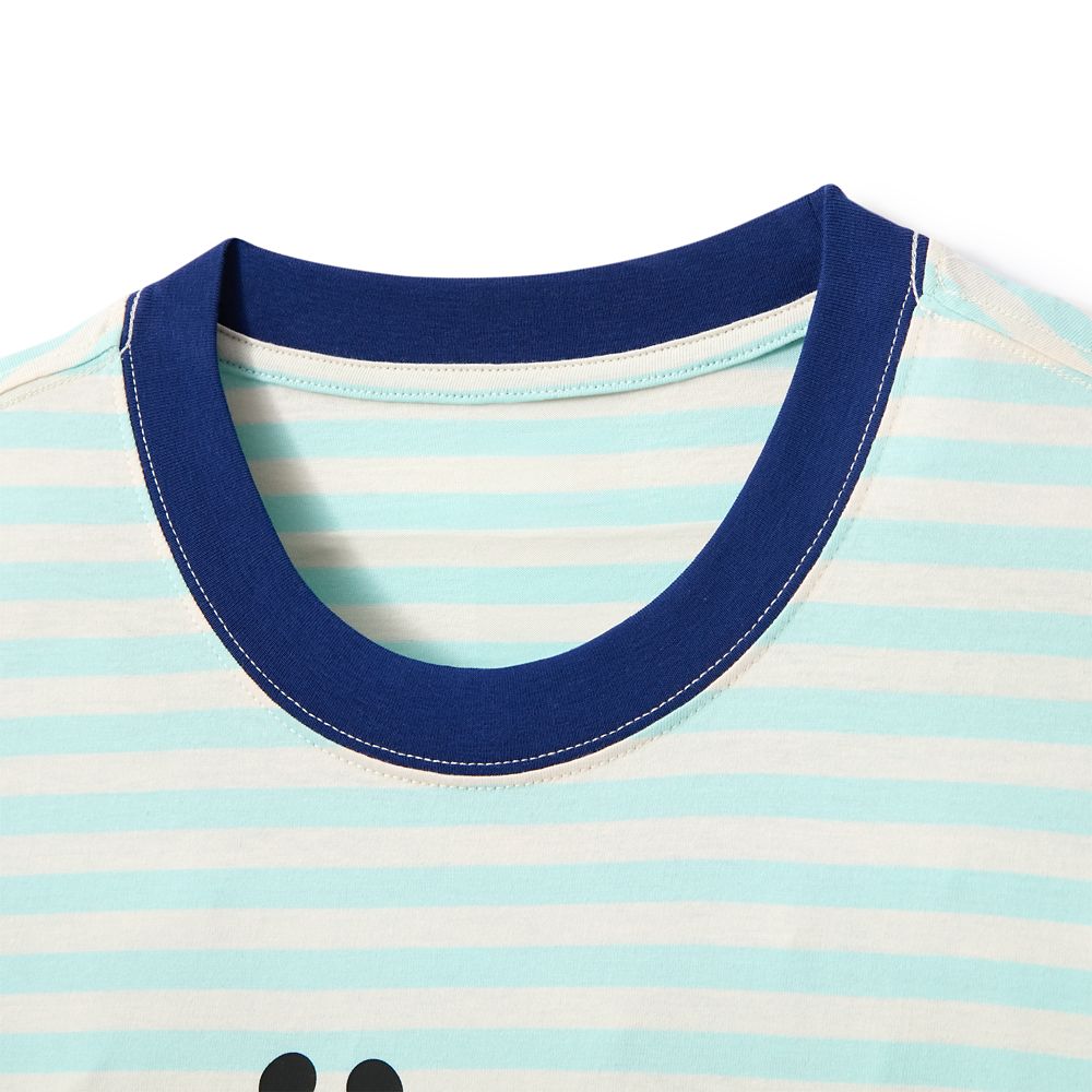 Mickey Mouse Striped T-Shirt for Adults