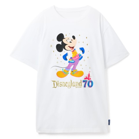 Футболки Disney Mickey Mouse T-Shirt for Adults – Disneyland 70th Anniversary