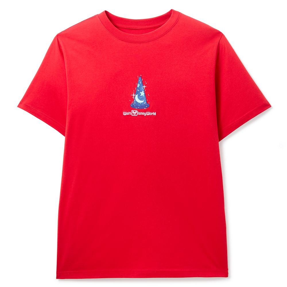 Mickey Mouse Sorcerers Hat T-Shirt for Adults  Fantasia  Walt Disney World