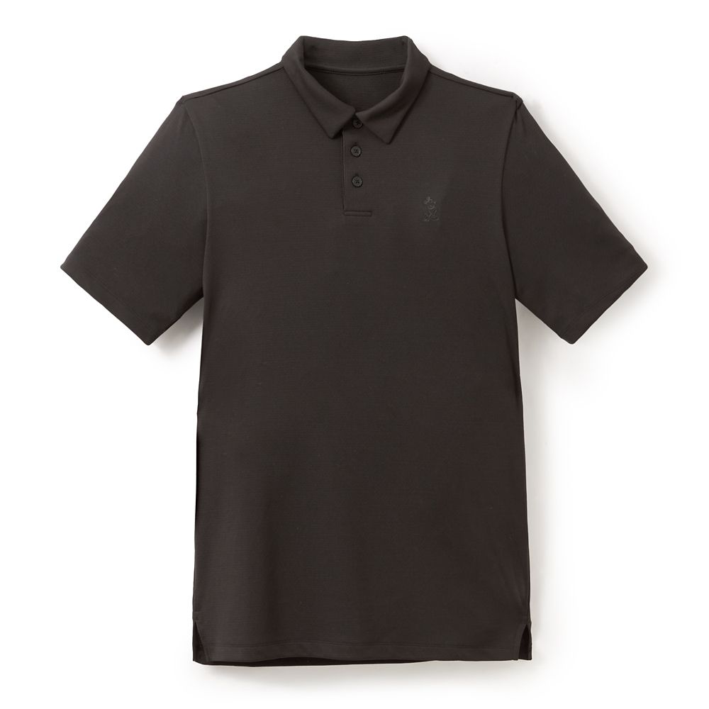 Mickey Mouse Polo Shirt for Adults &ndash; Black