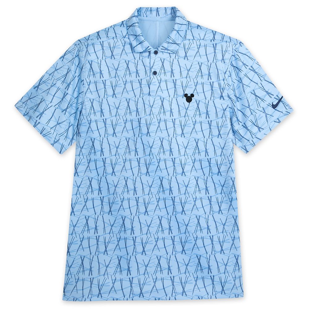 Mickey Mouse Victory Performance Polo Shirt for Men by Nike Golf Blue Graphic Official shopDisney