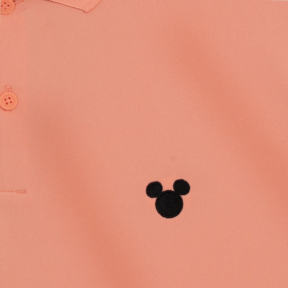Mickey Mouse Icon Victory Performance Polo Shirt for Men by Nike Golf - Peach