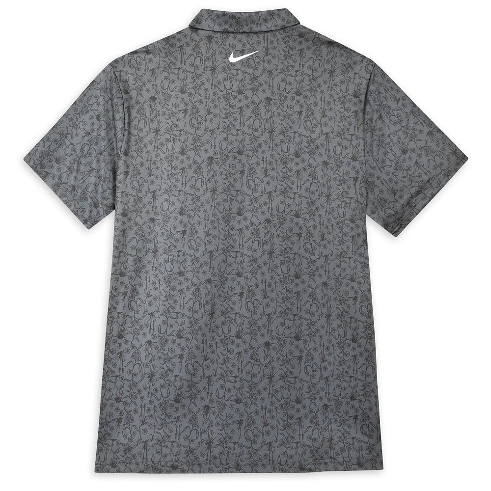 Mickey Mouse Tour Polo Shirt by Nike for Men &ndash; Gray POA Print
