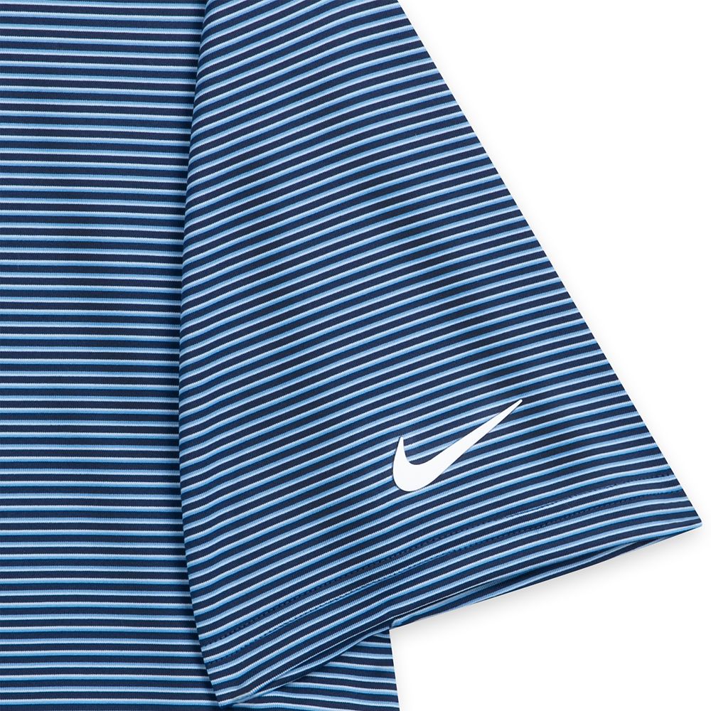 Mickey Mouse Striped Performance Polo Shirt for Men by Nike