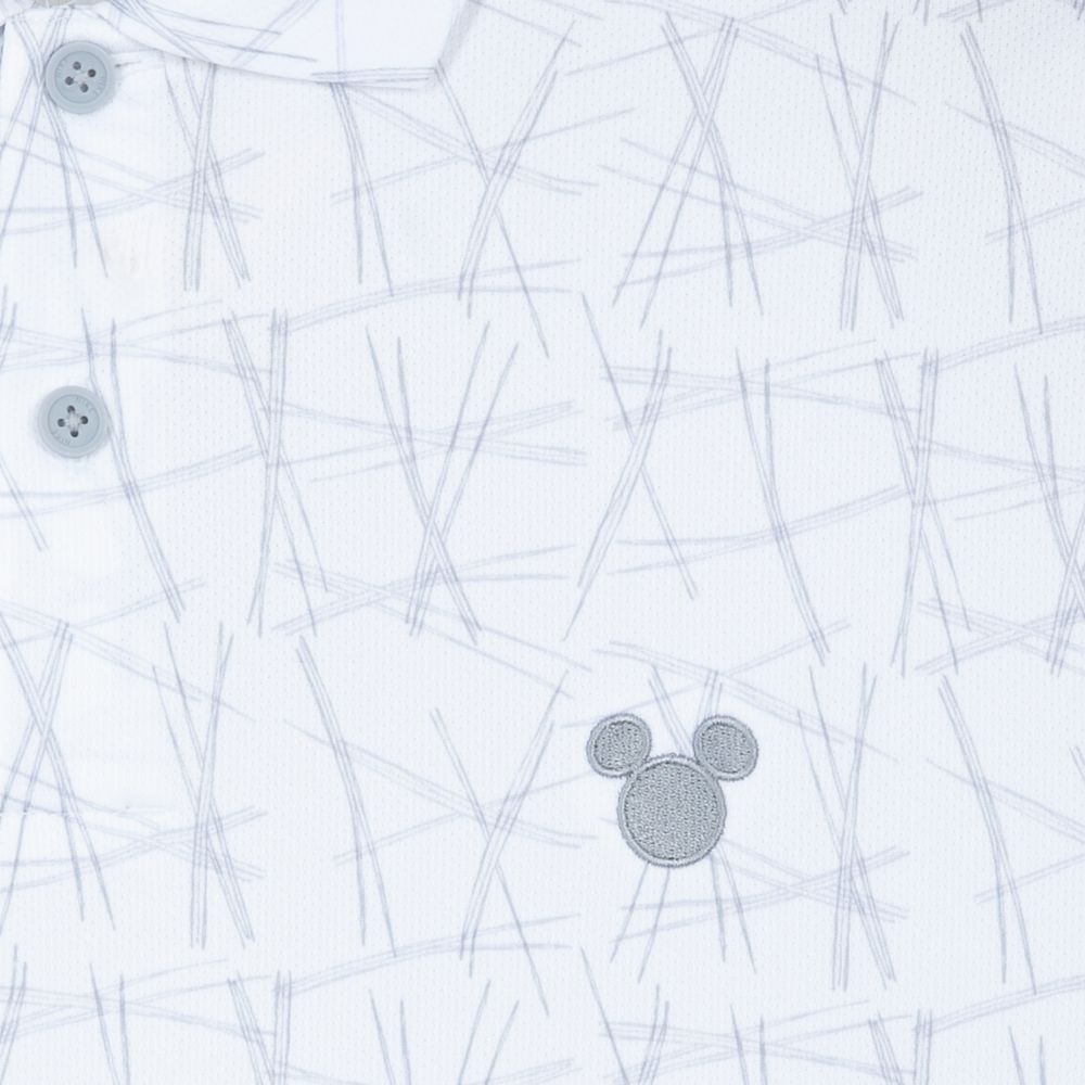 Mickey Mouse Victory Performance Polo Shirt for Men by Nike Golf &ndash; White Graphic