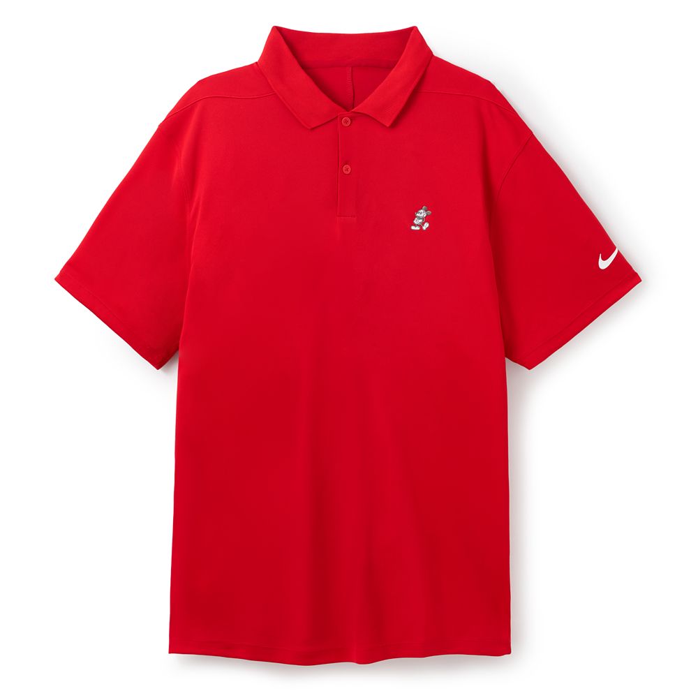 Mickey Mouse Victory Performance Polo Shirt for Men by Nike  Red Official shopDisney