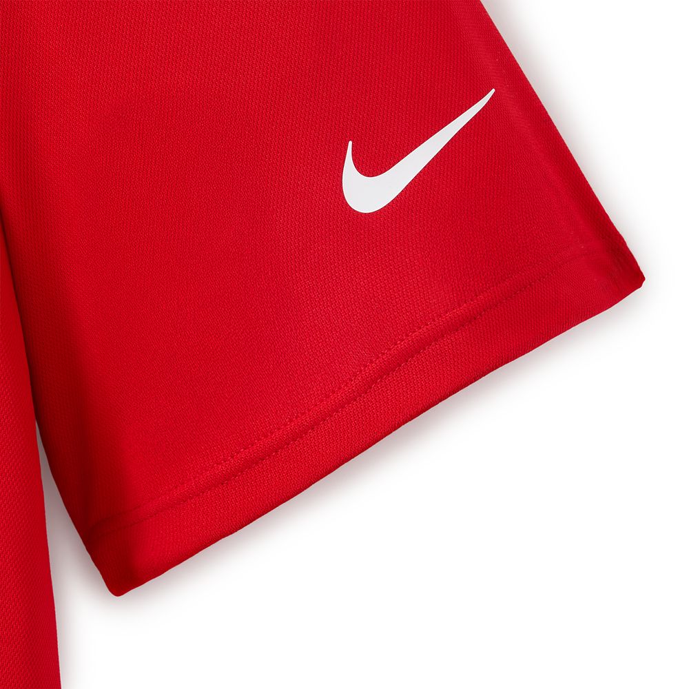 Mickey Mouse Victory Performance Polo Shirt for Men by Nike &ndash; Red