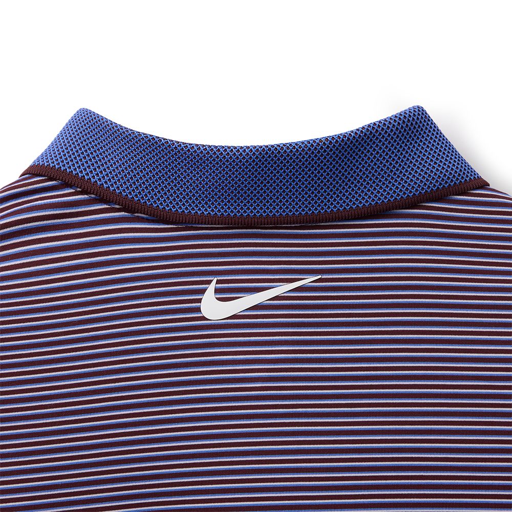 Mickey Mouse Striped Performance Dri-Fit Polo Shirt for Men by Nike