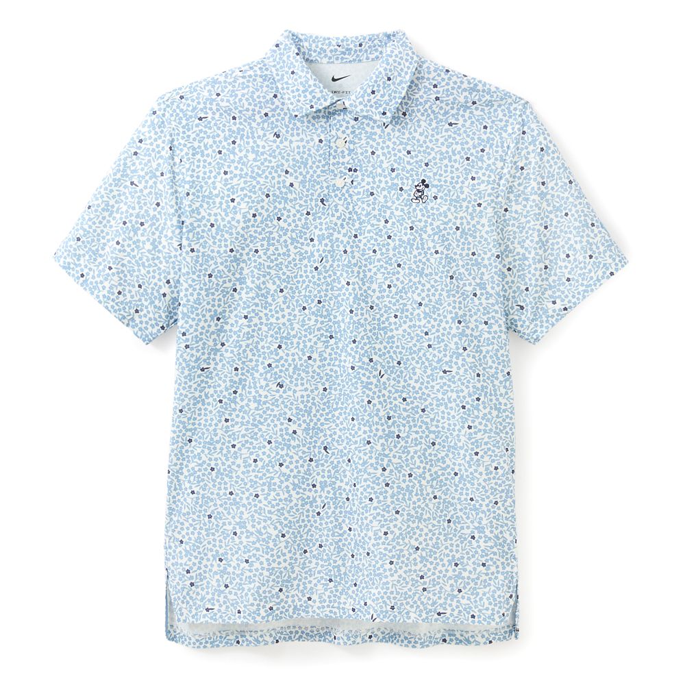 Mickey Mouse Floral Performance Dri-FIT Polo Shirt for Men by Nike