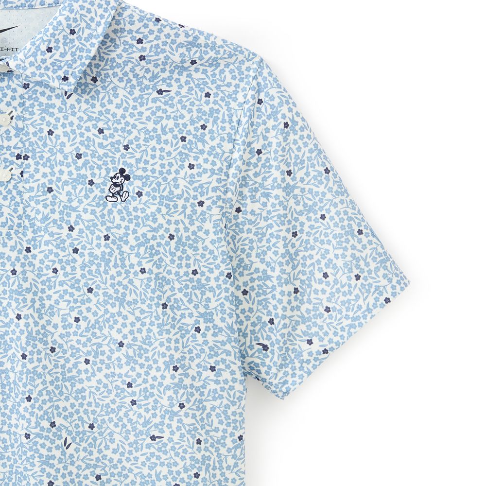 Mickey Mouse Floral Performance Dri-FIT Polo Shirt for Men by Nike