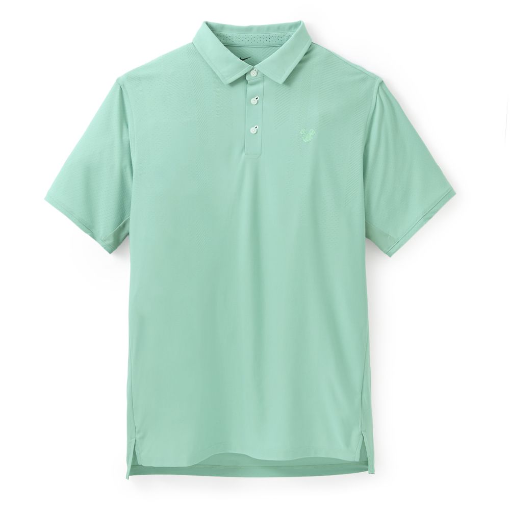 Mickey Mouse Icon Performance Dri-FIT Polo Shirt for Men by Nike &ndash; Mint Green