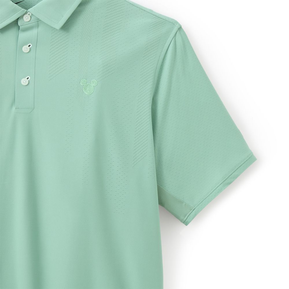 Mickey Mouse Icon Performance Dri-FIT Polo Shirt for Men by Nike &ndash; Mint Green