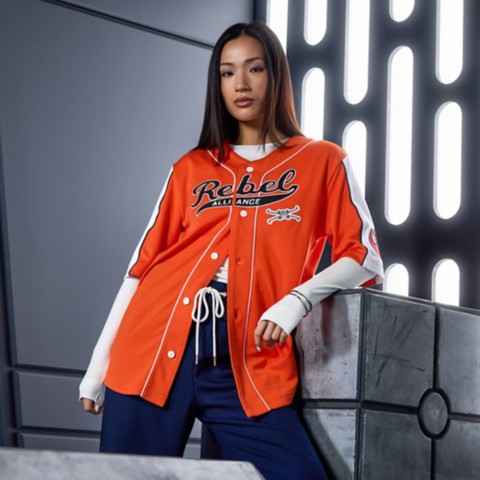 Топы Disney Star Wars: ''Rebel Alliance'' Baseball Jersey for Adults