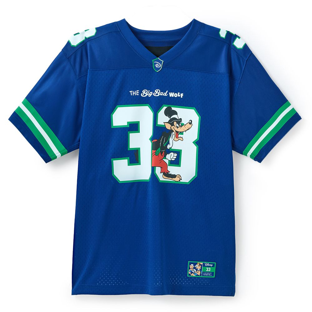 The Big Bad Wolf Football Jersey for Adults &ndash; Three Little Pigs