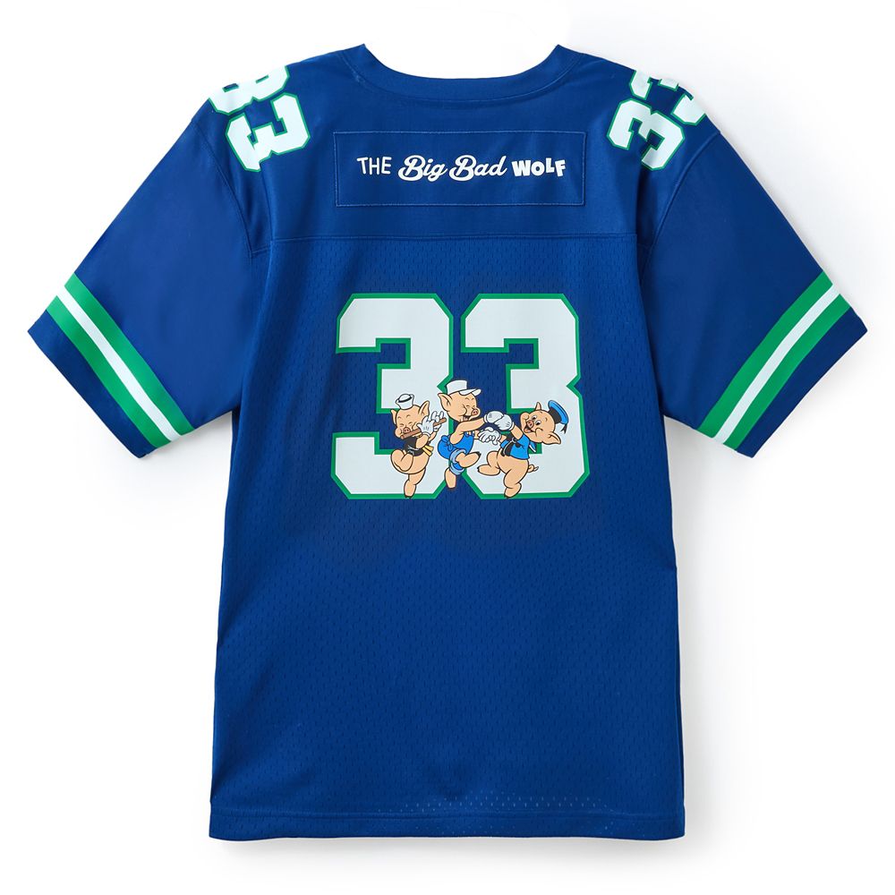 The Big Bad Wolf Football Jersey for Adults &ndash; Three Little Pigs