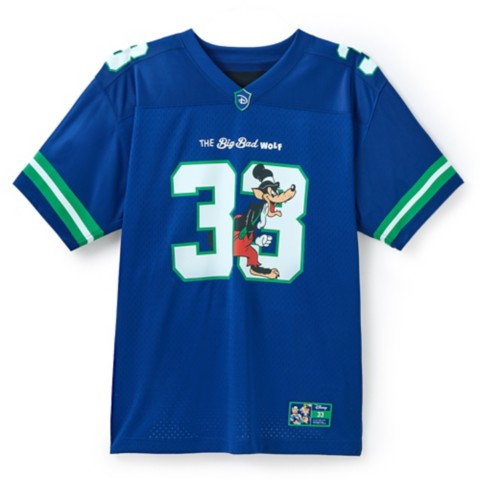 Топы Disney The Big Bad Wolf Football Jersey for Adults – Three Little Pigs