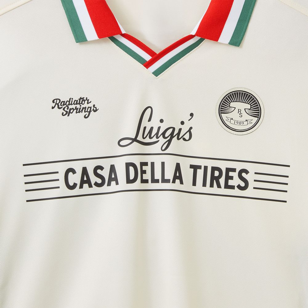 Luigi's Casa Della Tires Soccer Jersey for Men &ndash; Cars
