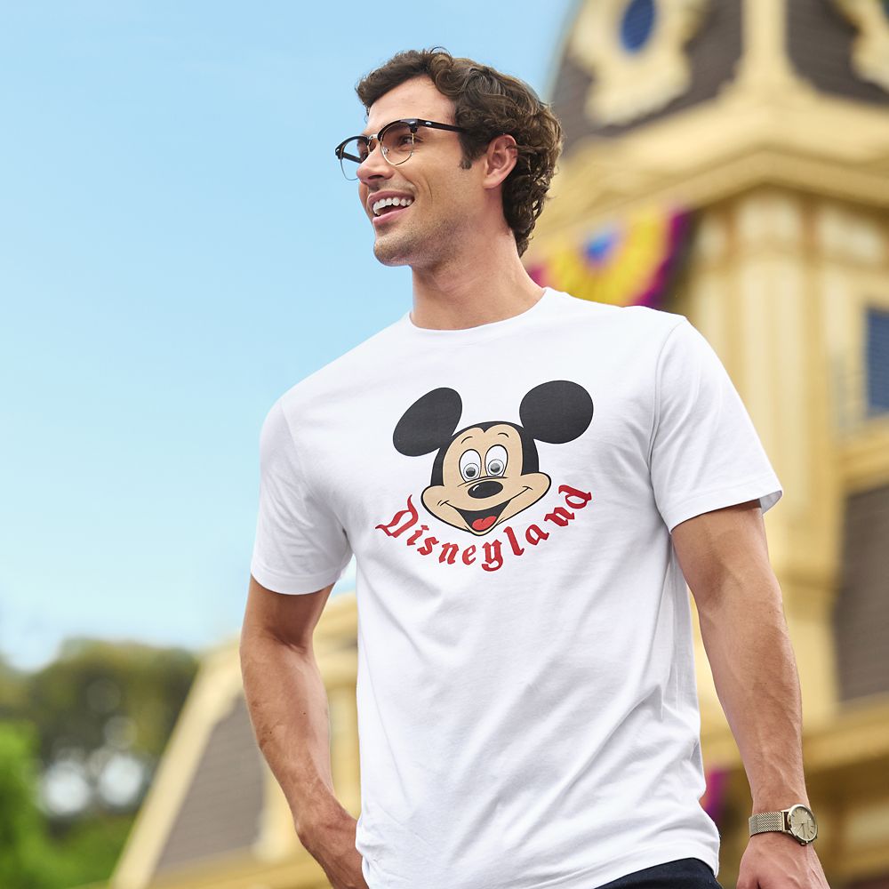Mickey Mouse Googly Eyes T-Shirt for Adults &ndash; Disneyland 70th Anniversary