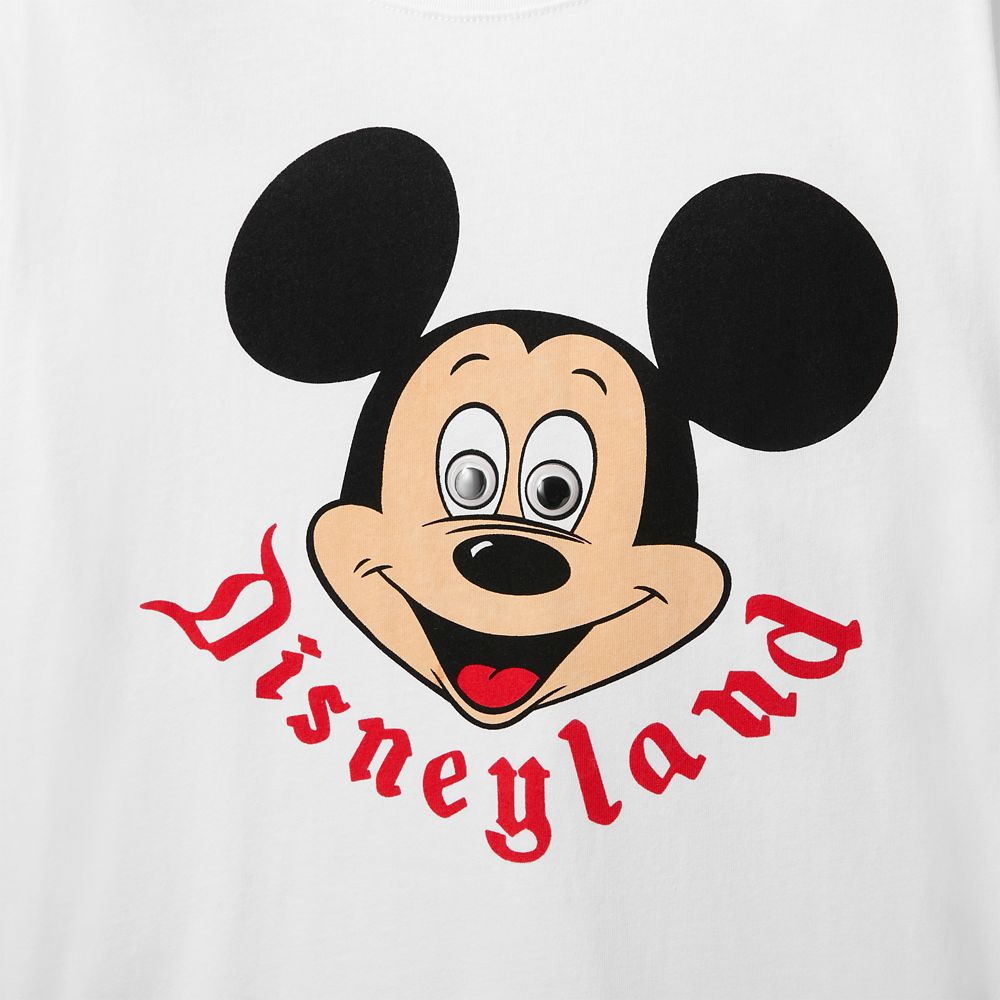 Mickey Mouse Googly Eyes T-Shirt for Adults &ndash; Disneyland 70th Anniversary