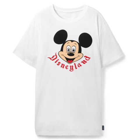 Футболки Disney Mickey Mouse Googly Eyes T-Shirt for Adults – Disneyland 70th Anniversary