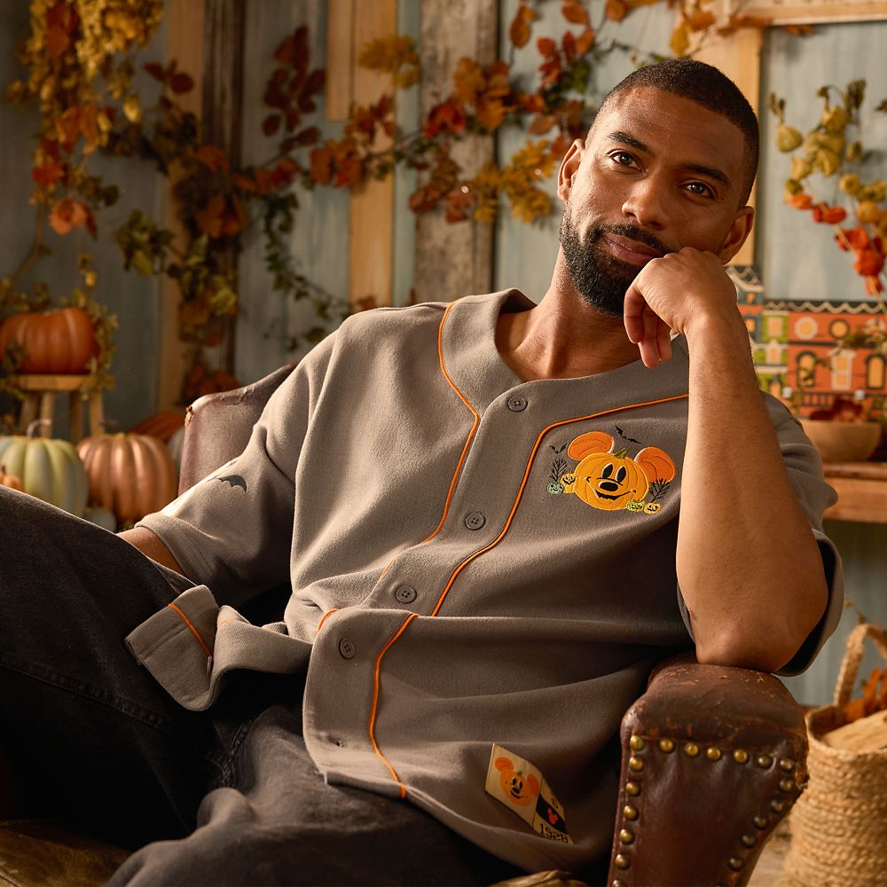 Mickey Mouse Halloween Baseball Shirt for Adults