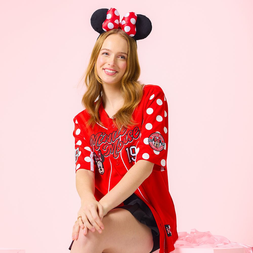 Minnie Mouse Baseball Jersey for Adults