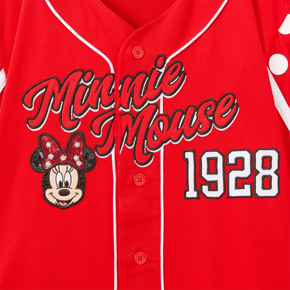 Minnie Mouse Baseball Jersey for Adults