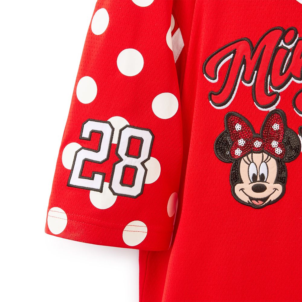 Minnie Mouse Baseball Jersey for Adults