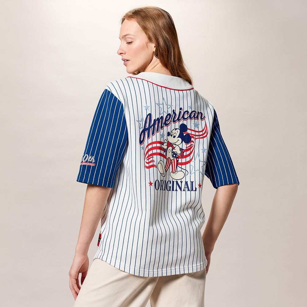 Mickey Mouse Americana Baseball Jersey for Adults