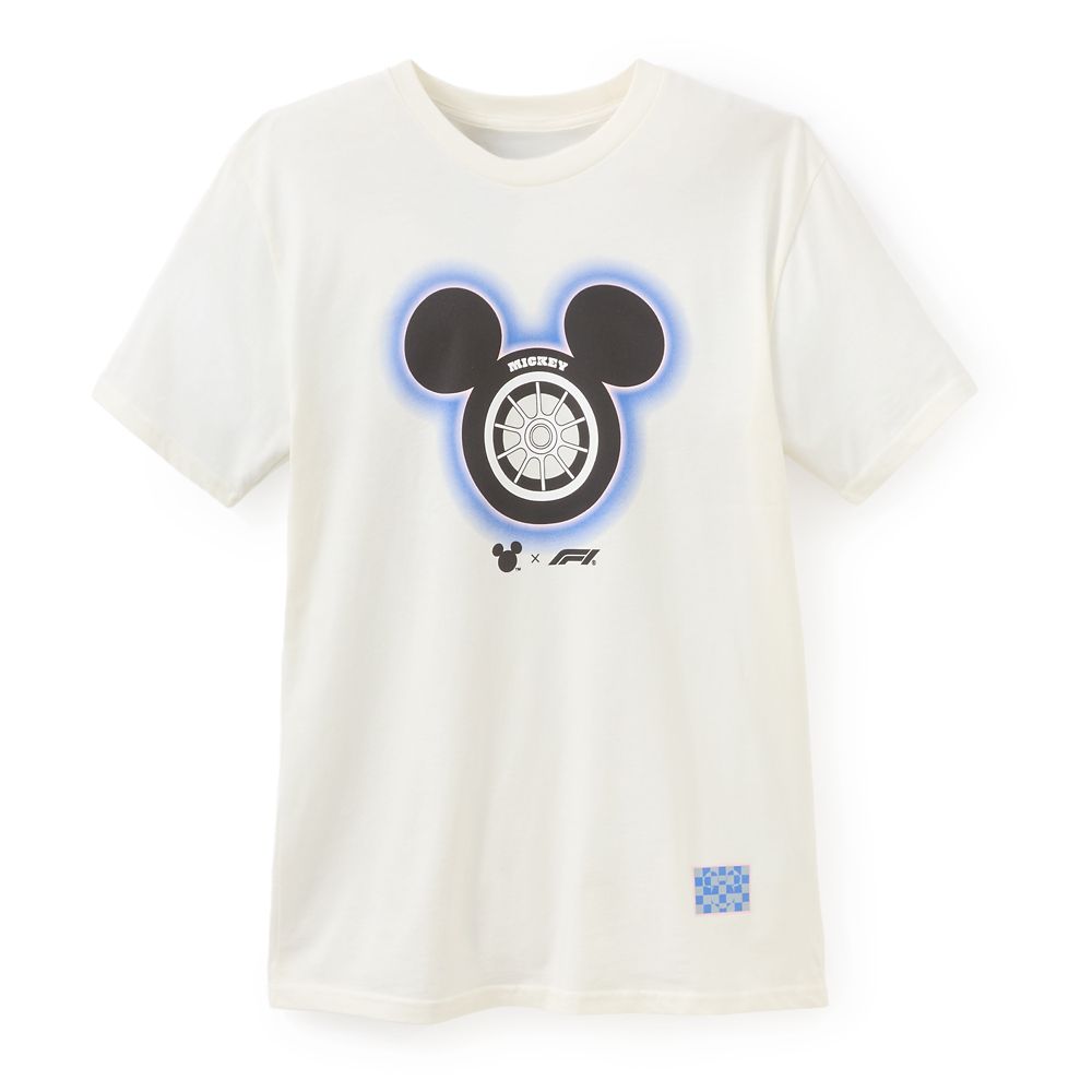 Disney&nbsp;x Formula 1&reg;&nbsp;Velocity Mickey Mouse T-Shirt for Men - Ivory