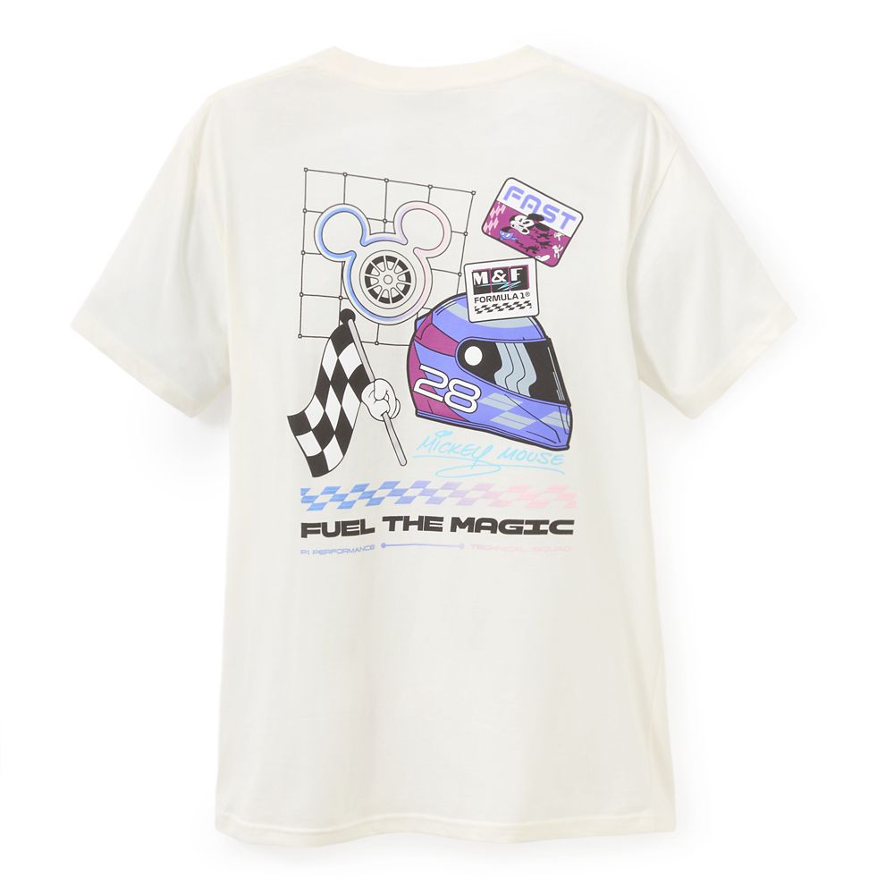 Disney&nbsp;x Formula 1&reg;&nbsp;Velocity Mickey Mouse T-Shirt for Men - Ivory