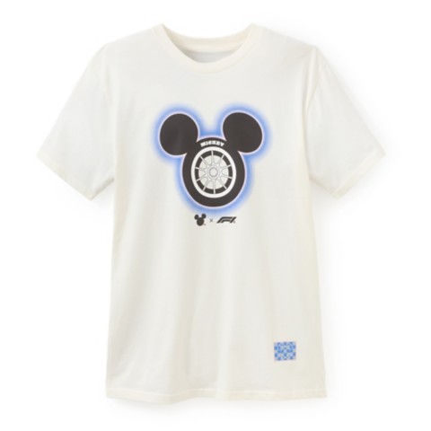 Мужские футболки Disney x Formula 1® Velocity Mickey Mouse T-Shirt for Men - Ivory