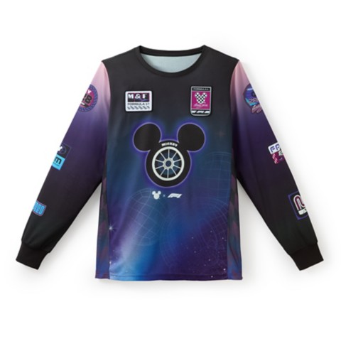 Мужские футболки Disney x Formula 1® Velocity Mickey Mouse Long Sleeve T-Shirt for Men