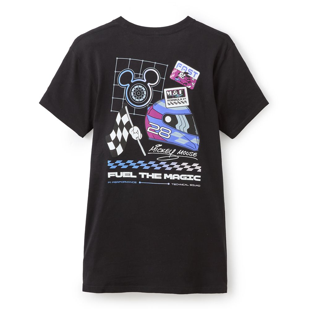 Disney&nbsp;x Formula 1&reg;&nbsp;Velocity Mickey Mouse T-Shirt for Men - Black