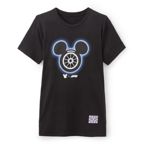 Мужские футболки Disney x Formula 1® Velocity Mickey Mouse T-Shirt for Men - Black