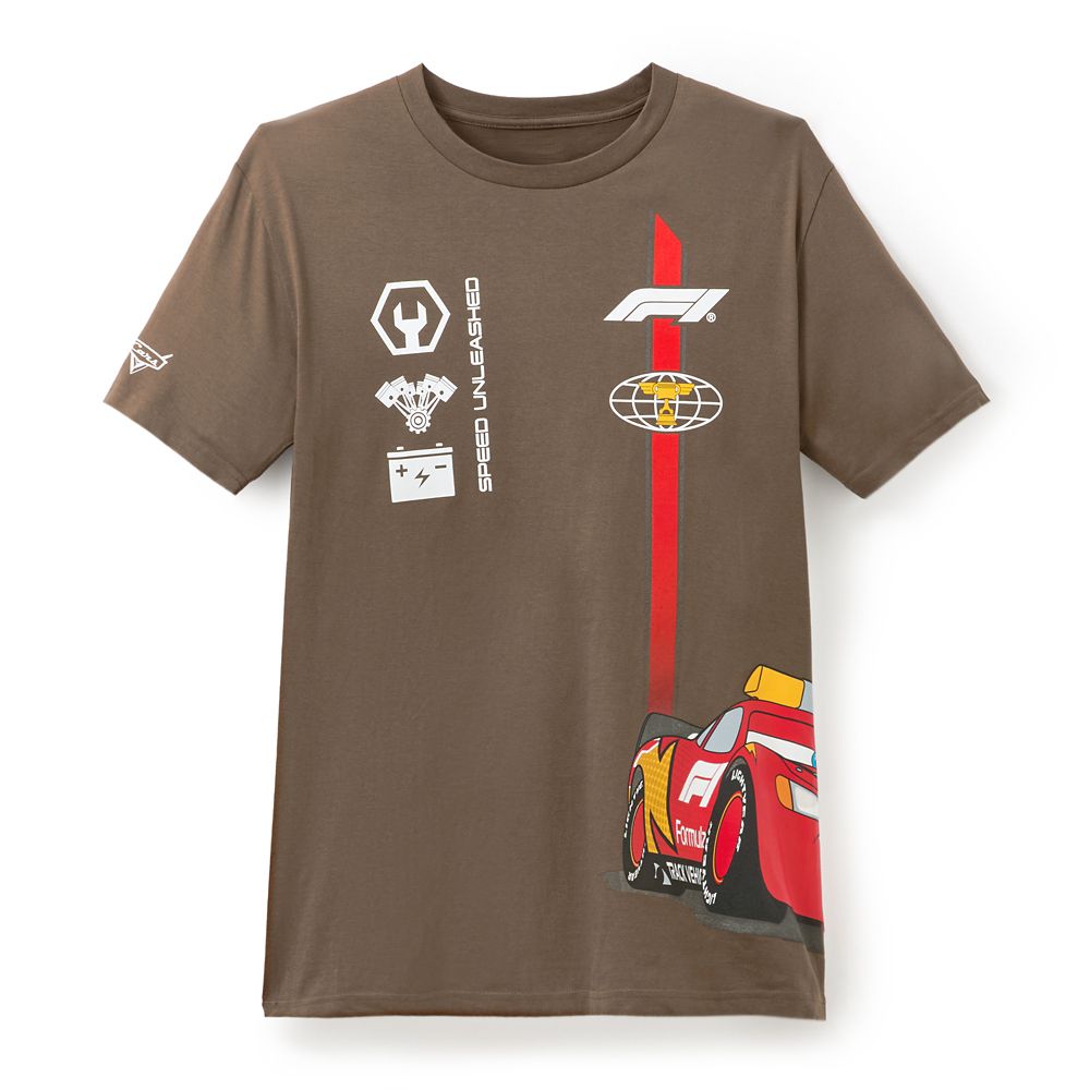 Disney and Pixar's Cars with Formula 1&reg; Lightning McQueen T-Shirt for Adults