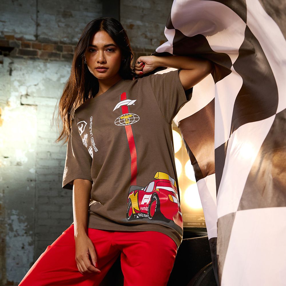 Disney and Pixar's Cars with Formula 1&reg; Lightning McQueen T-Shirt for Adults