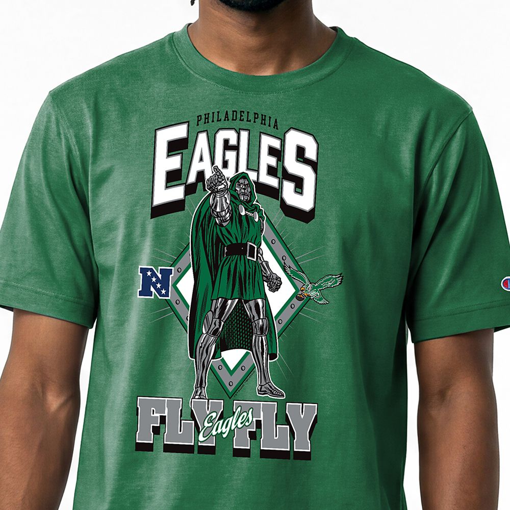 Doctor Doom &ndash; Philadelphia Eagles T-Shirt for Adults &ndash; Disney | Champion NFL