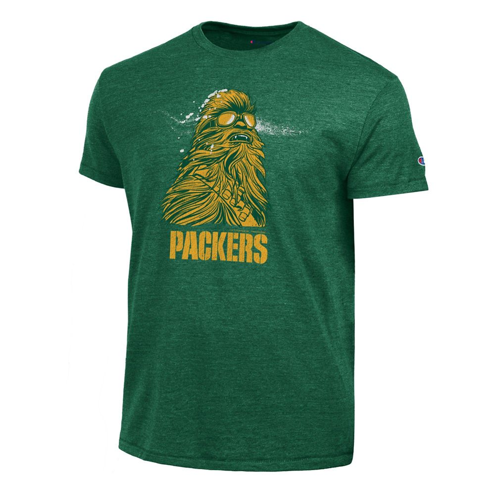Chewbacca &ndash; Green Bay Packers T-Shirt for Adults &ndash; Disney | Champion NFL